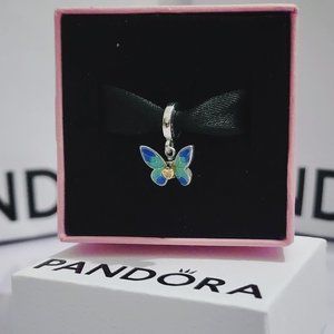 Pandora Sterling silver Blue Butterfly Charm